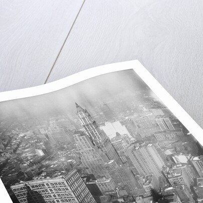 Aerial View of the Woolworth Building in Manhattan by Anonymous