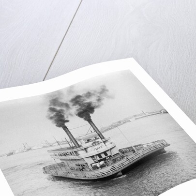 Ferry Boat On The Mississippi River by Anonymous