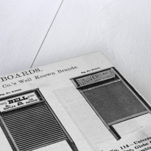 Washboard; Engraving by Anonymous