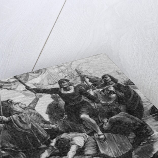 Columbus Landing In America by Anonymous