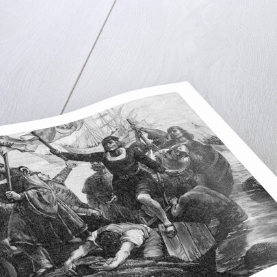 Columbus Landing In America by Anonymous