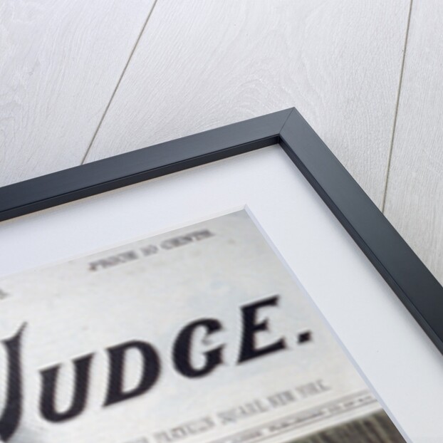 Political Cartoon "Falstaff in a Fix" on the Cover of Judge Magazine by Anonymous