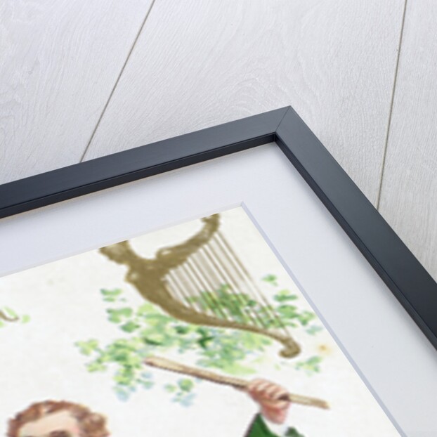 Engraving of St. Patrick's Day Leprechaun by Anonymous