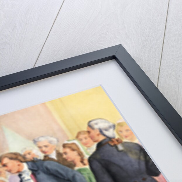 George and Martha Washington at Presidential Reception by Anonymous