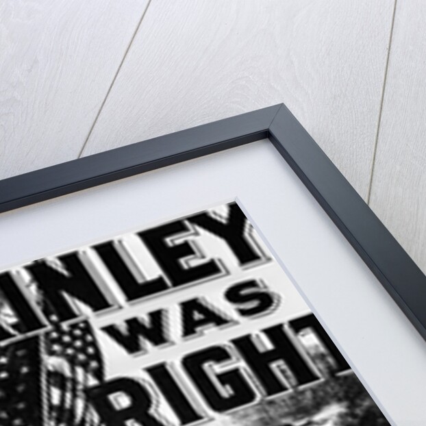 McKinley Campaign Poster by Anonymous