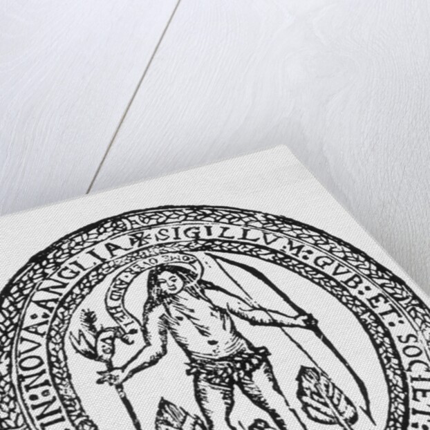 Seal Of The Massachusetts Bay Society by Anonymous
