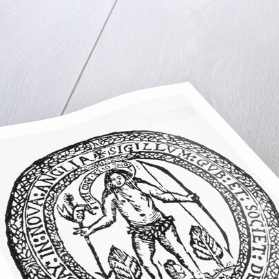 Seal Of The Massachusetts Bay Society by Anonymous
