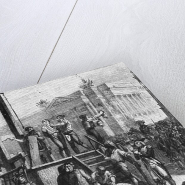 Illustration of the Execution of Robespierre and His Co-conspirators by Anonymous