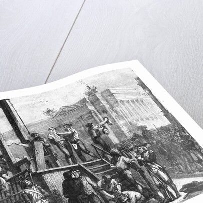 Illustration of the Execution of Robespierre and His Co-conspirators by Anonymous
