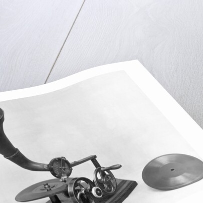 Photograph Of Early Grammaphone by Anonymous