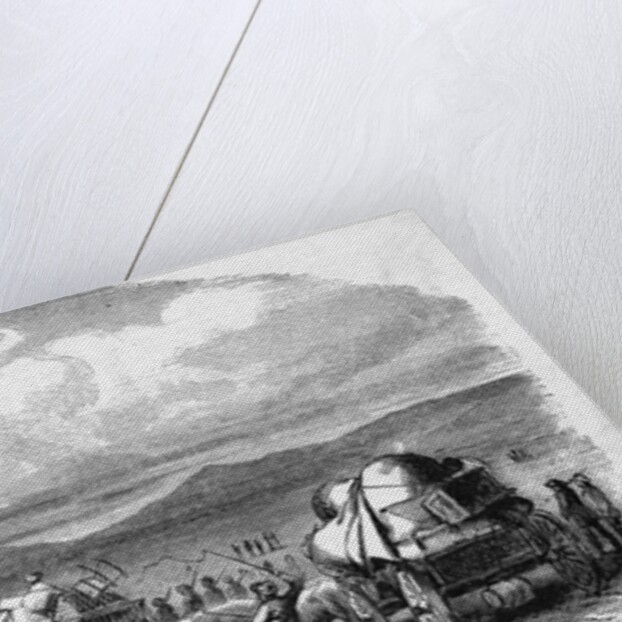 Emigrants On The Way West Pre Civil War by Anonymous