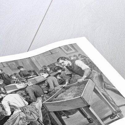 Cigarette Factory With Women Working by Anonymous