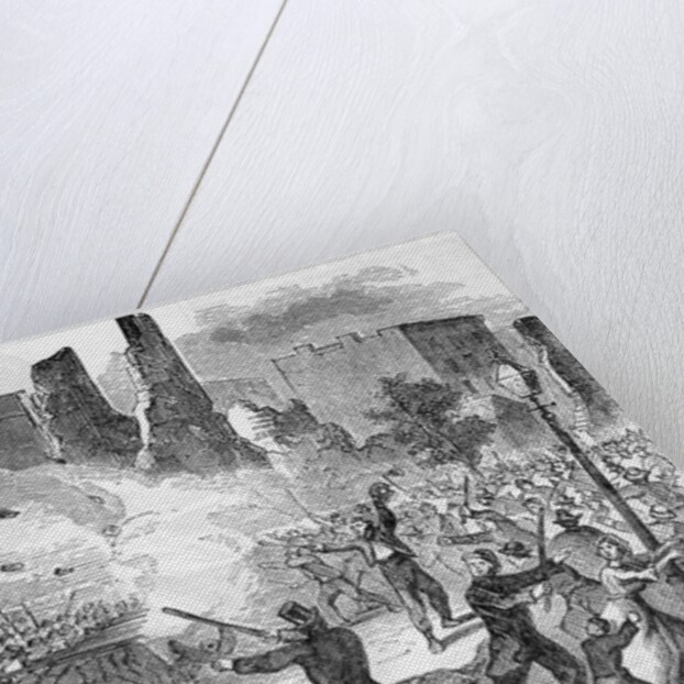 Provost Guard Attacking the Rioters Print by Anonymous