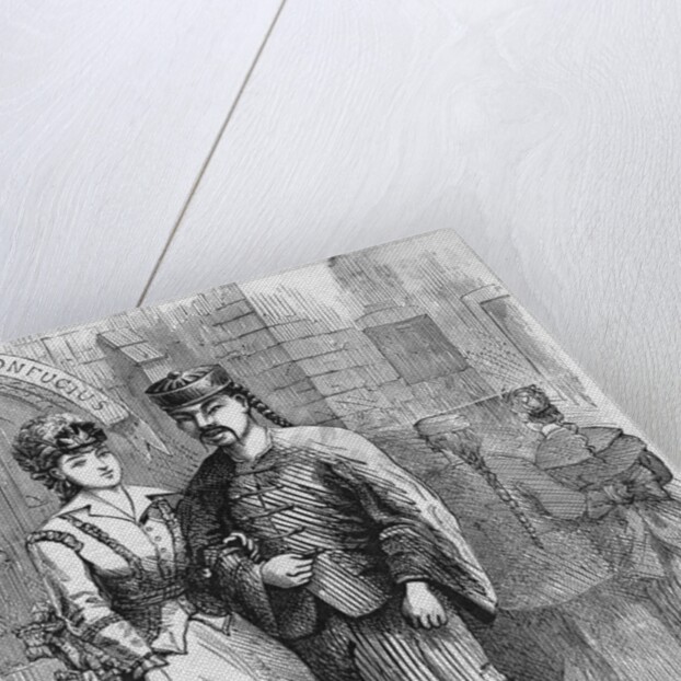 Anti-Chinese Political Cartoon by Anonymous