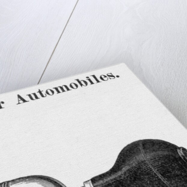 Engraving Of Automobile Horn by Anonymous