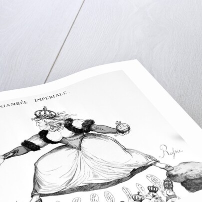 Political Cartoon Depicting Catherine II by Anonymous