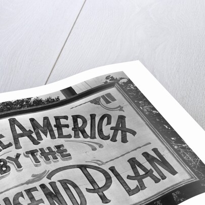 Billboard Advertising Townsend Plan by Anonymous