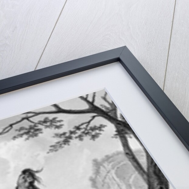 Indian Scalping Man; Lithograph by Anonymous