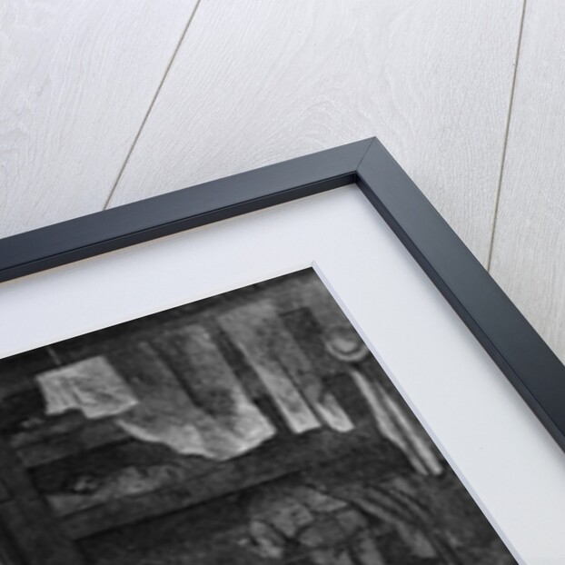 Woodcut of New York Slums: Underground Dwelling by Paul Frenzeny