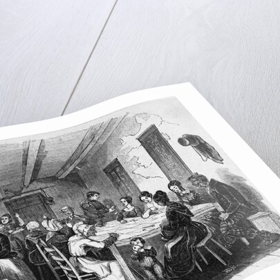 A Quilting Pary In The 19Th Century by Anonymous