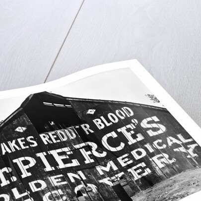 Patent Medicine Sign On A Barn by Anonymous