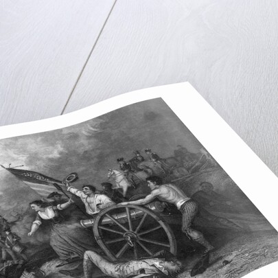 Molly Pitcher At The Battle Of Monmouth by Anonymous