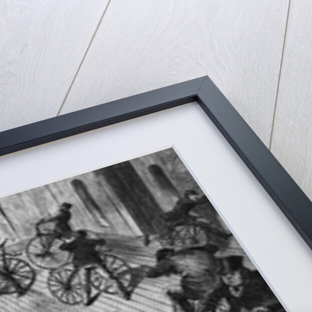 Scene In A Velocipede Riding School by Anonymous
