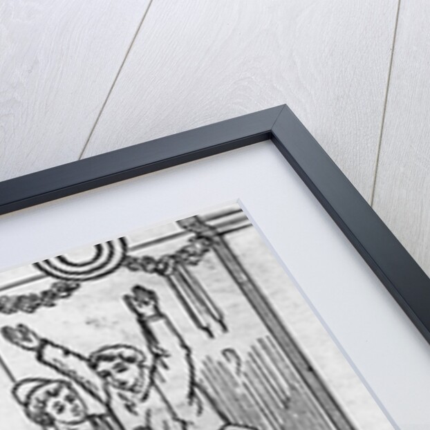 Rehearsal Of A Greek Comedy; Etching by Anonymous