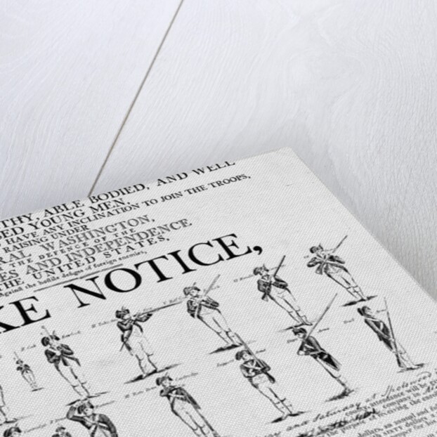 American Revolution Recruiting Poster by Anonymous