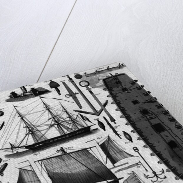 French Frigate; Parts by Anonymous