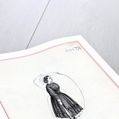 Diagram Of Woman Excercising by Anonymous