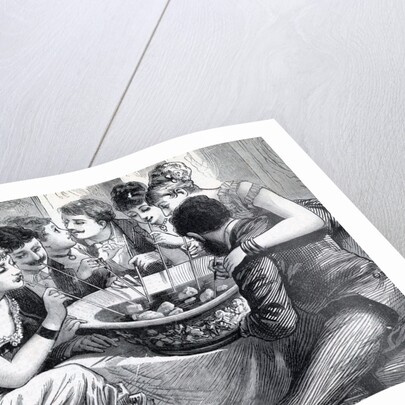 Engraving Of People Drinking Punch;Straw by Anonymous