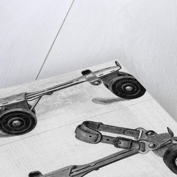 Three Different Kinds of Roller Skates by Anonymous