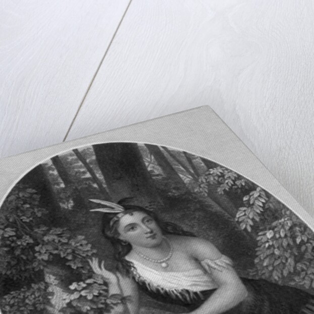 Portrait of Princess Pocahontas by Anonymous