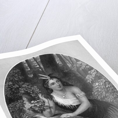 Portrait of Princess Pocahontas by Anonymous