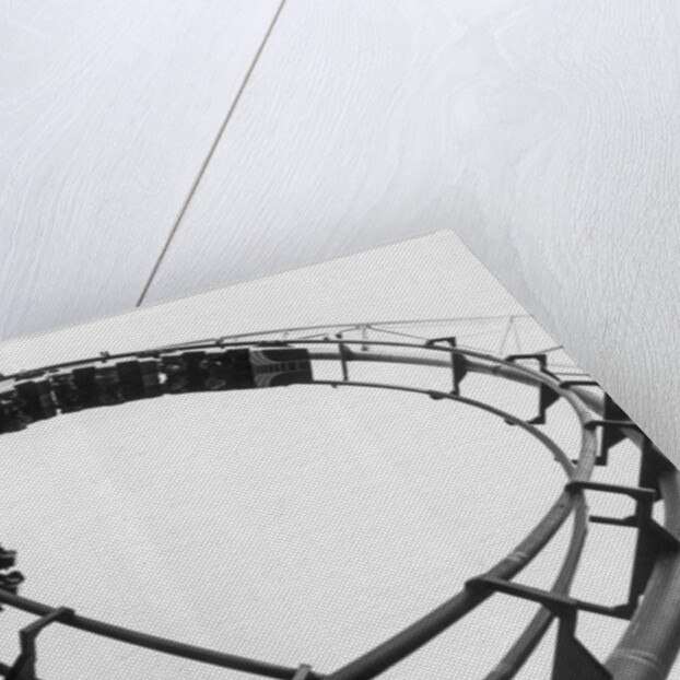 Car Going Through Roller Coaster Loop by Anonymous