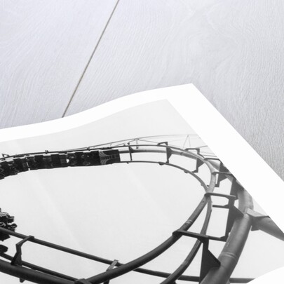 Car Going Through Roller Coaster Loop by Anonymous
