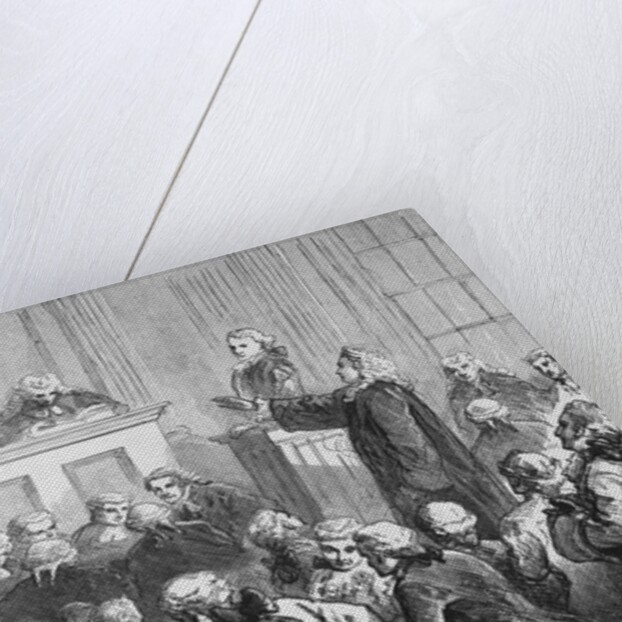 Illustration of the Trial of Peter Zenger In New York by Anonymous
