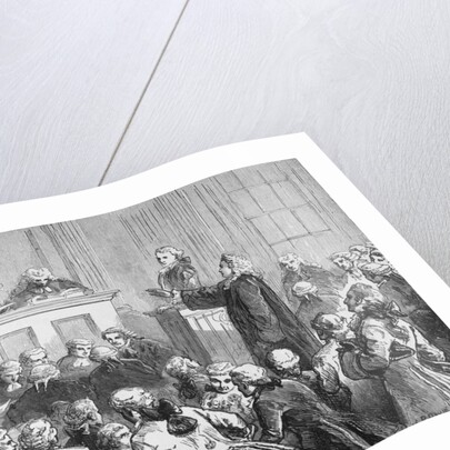 Illustration of the Trial of Peter Zenger In New York by Anonymous
