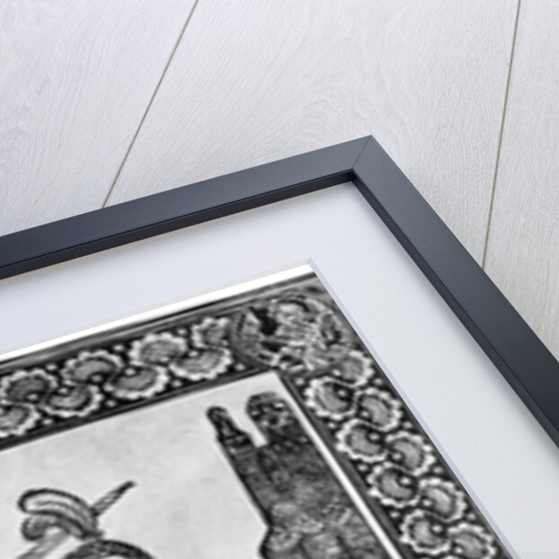 St. George Slaying Dragon; Dotted Print by Anonymous