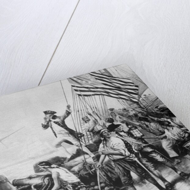 John Paul Jones Boarding The Serapis by Anonymous