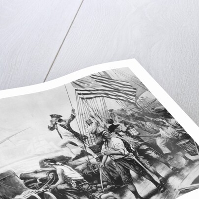 John Paul Jones Boarding The Serapis by Anonymous