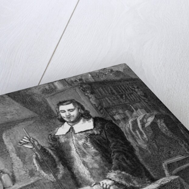 Evangelista Torricelli Invents Barometer by Anonymous