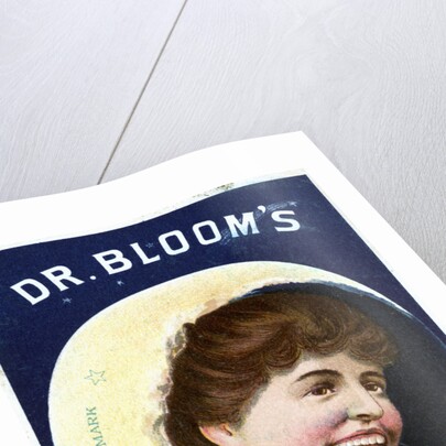 Cleaning Tooth Powder Girl Trade Card by Anonymous