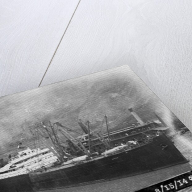 SS Ancon at the Opening of The Panama Canal by Anonymous