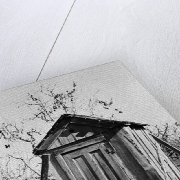 Outhouse On A Farm by Anonymous