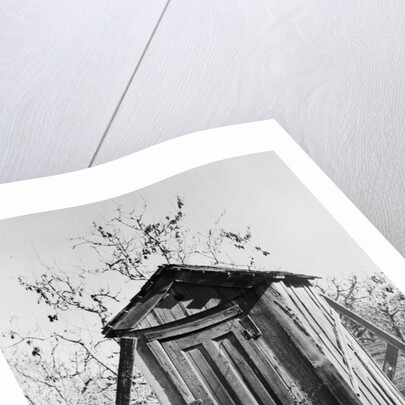 Outhouse On A Farm by Anonymous