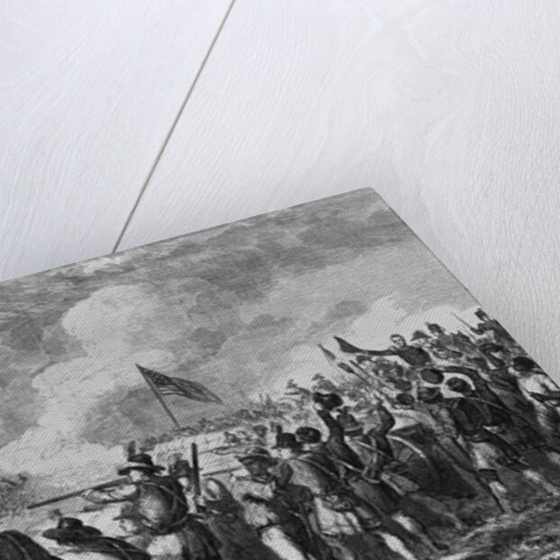 Engraving Of The Battle Of New Orleans by Anonymous