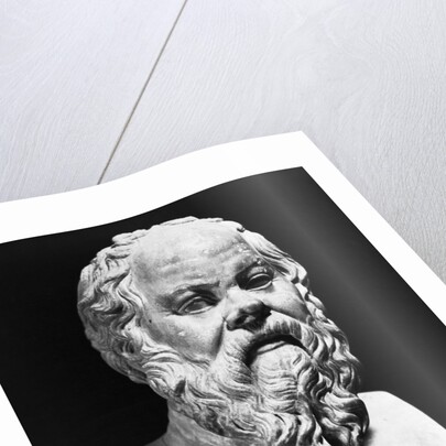 Portrait Bust Of Socrates by Anonymous