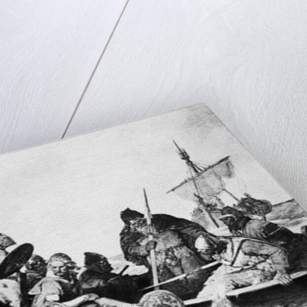 Ptg. Of L. Eriksson Off The Coast by Anonymous